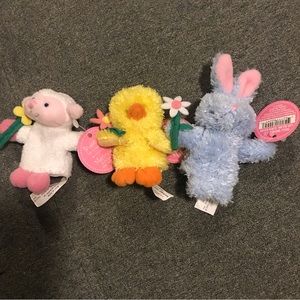 NWT - Starbucks collectible finger puppets - complete set 3/3 figures